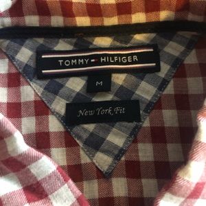 Tommy hillfiger long sleeve button up shirt M